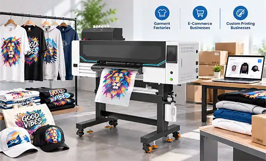 60cm DTF Printers Deliver Flexible Solutions for Garment Factories, E-Commerce, and Custom Printing Businesses